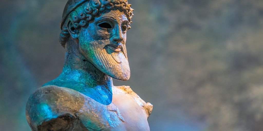 Skulptur von Poseidon